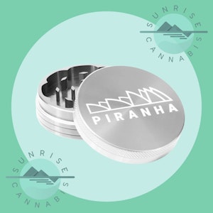 Piranha - 2 PIECE GRINDER - PIRANHA - SILVER
