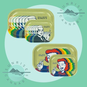 Sunrise Cannabis Headshop - SMALL RAINBOW ROLLING TRAY - RANDY'S