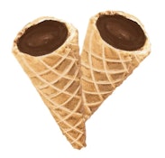 Milk Chocolate Live Rosin Waffle Cones 2 Pack Baked Goods