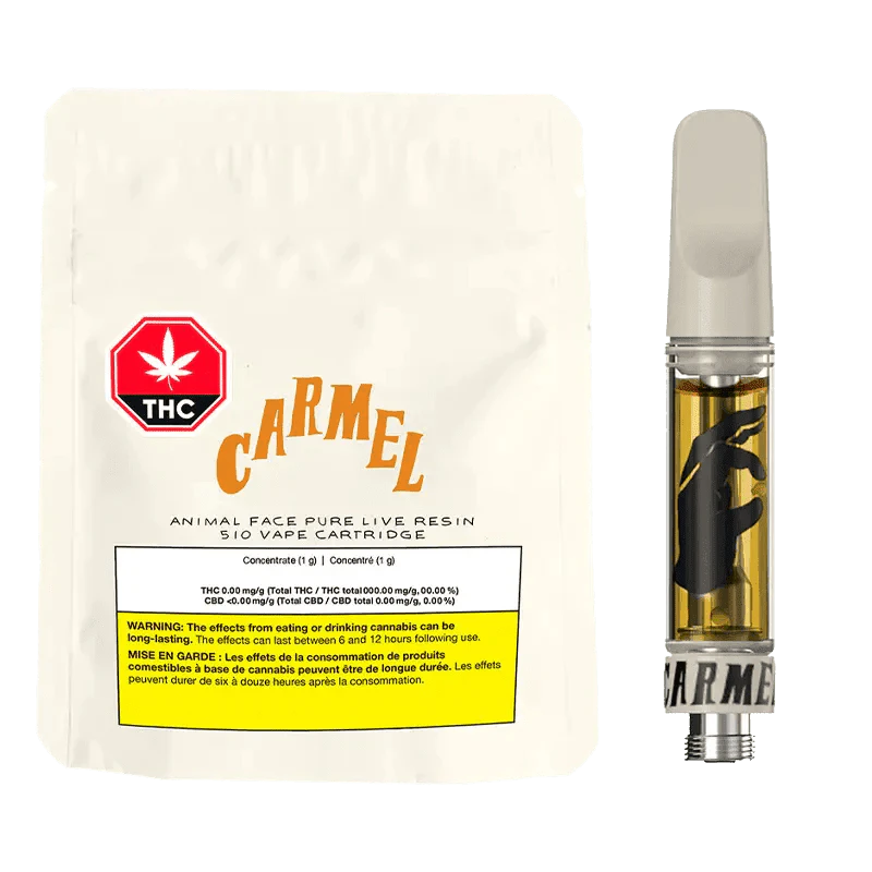 Carmel - Carmel Animal Face Pure Live Resin 1g Prefilled Vape Cartridge Main Image