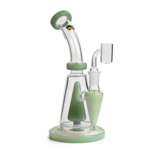 WEST COAST GIFTS - 8" Concentrate Rig W/Built-in Reclaim Catcher - Jade Green