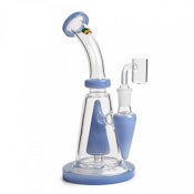 8" Concentrate Rig W/Built-in Reclaim Catcher - Periwinkle