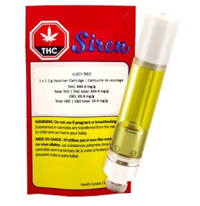 Siren - Juicy Red 1.2g Prefilled Vape Cartridge