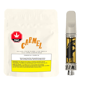 Carmel - Animal Face Pure Live Resin 1g Prefilled Vape Cartridge