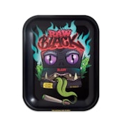 Raw Black Monster Metal Rolling Tray - Medium