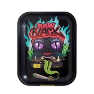 RAW - Raw Black Monster Metal Rolling Tray - Medium