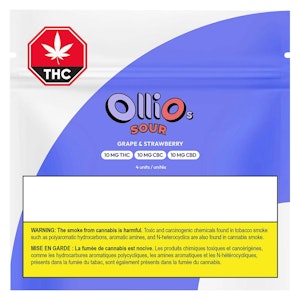 Olli O's - Olli O's Sour Grape & Strawberry THC/CBC/CBD
