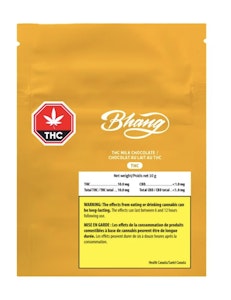 INDIVA INC. - THC Milk Chocolate Bar 1x10g Edibles