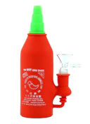 Silicon 6.5" Chili Bottle Water Pipe