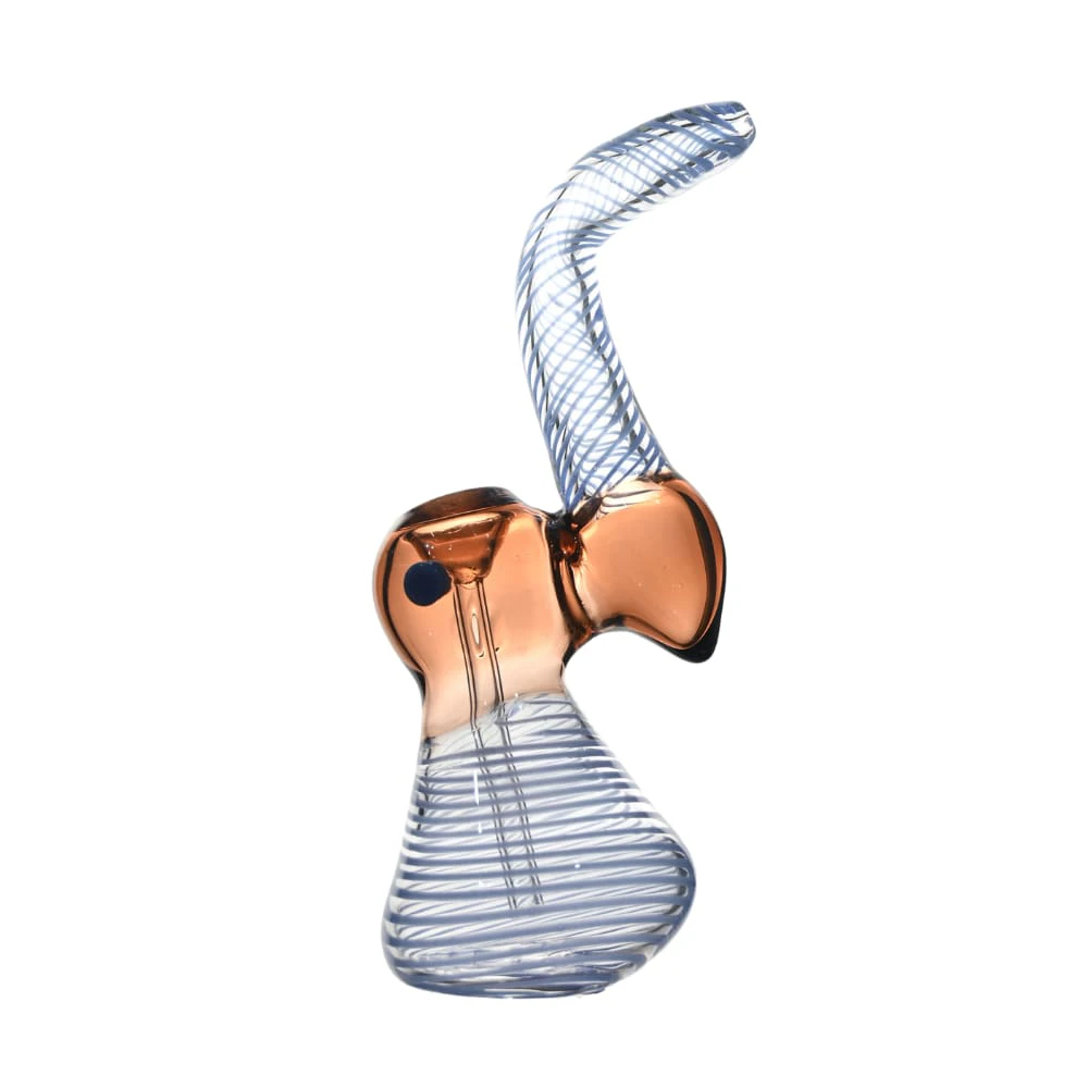 ARSENAL - 7" Spiral Swirl Glass Bubbler Main Image