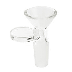 No Name - Bong Accessories - Bowl - male 19mm glass with handle (clear)