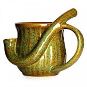 Ceramic Coffee Mug Pipe - Bilbo Bongins