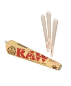 RAW - Classic Natural Unrefined Pre-Rolled Cones King Size Pack / 3