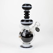 10 inch Large Ball Perc Bubbler - black