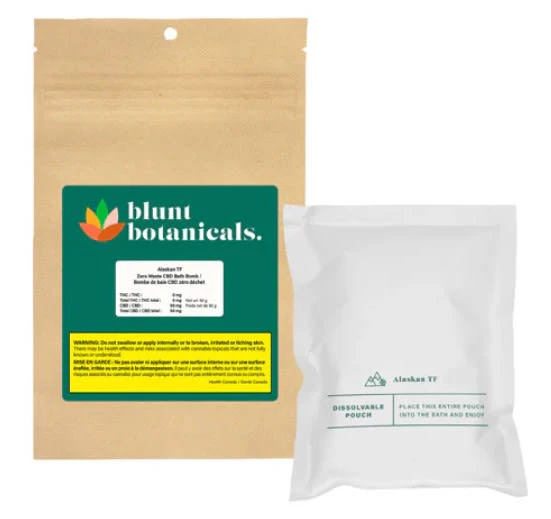 Blunt Botanicals - ALASKAN TF ZERO WASTE BATH BOMB - 90 Main Image