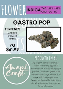 Amani Craft Cannabis - 7G - AMANI CRAFT - GASTRO POP