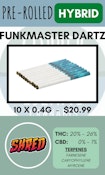 SHRED - 10PK FUNK MASTER DARTZ PRS