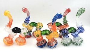 Multi Coloured 7" bubbler - Assorted Designs