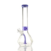 Purple Glass Bong w Perc