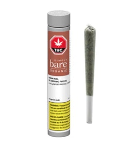 Simply Bare - BC Organic Fire OG Rosin Infused JOINT .5g