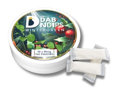Dab N Dips Wintergreen 10 caps Sublingual Strips