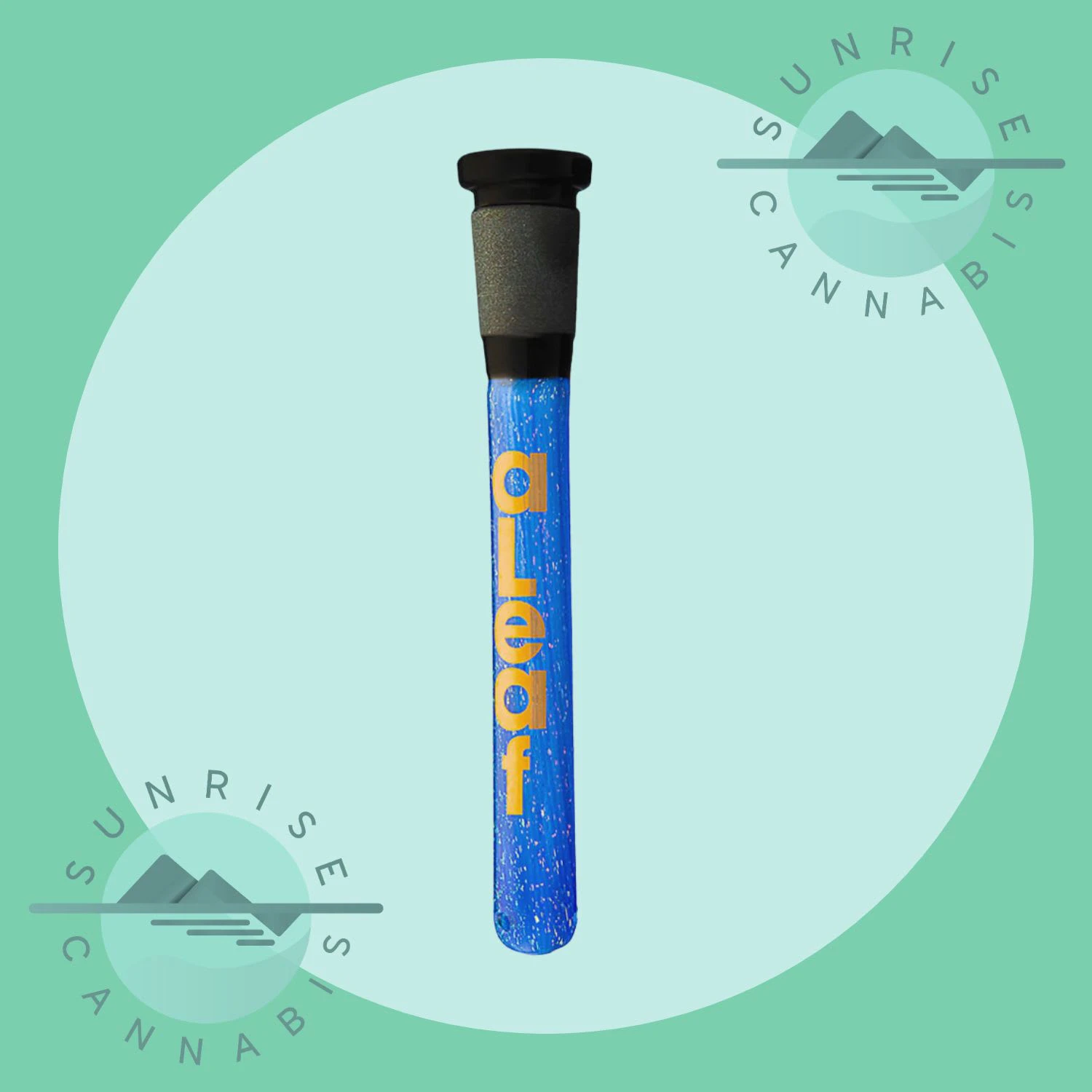 Sunrise Cannabis Headshop - BLUE 5" DICHRO DOWNSTEM - ALEAF Main Image