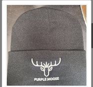 Purple Moose Toque "Grey"