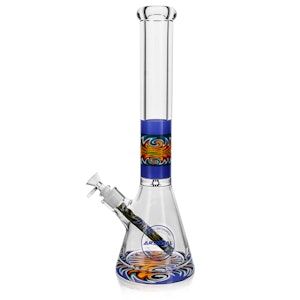 Smoke Arsenal - 16" 7mm Psychedelic Blaze Glass Bong - Smoke Arsensal