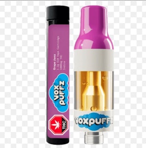 VoxPuffz - Grape Jamz 1.2g Prefilled Vape Cartridge VoxPuffz