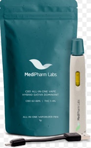 MediPharm Labs - High CBD 1g Disposable Vape Pen MediPharm Labs