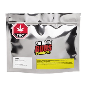 Big Bag O' Buds - Comboz Pink Kush Mints + Jet Fuel Pie Indica 14g (2 x 14g) Dried Flower - Big Bag O' Buds