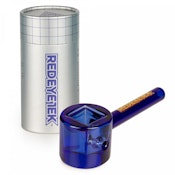 Red Eye Glass | 4.5" Infinity Circle Hand Pipe | Sapphire Blue