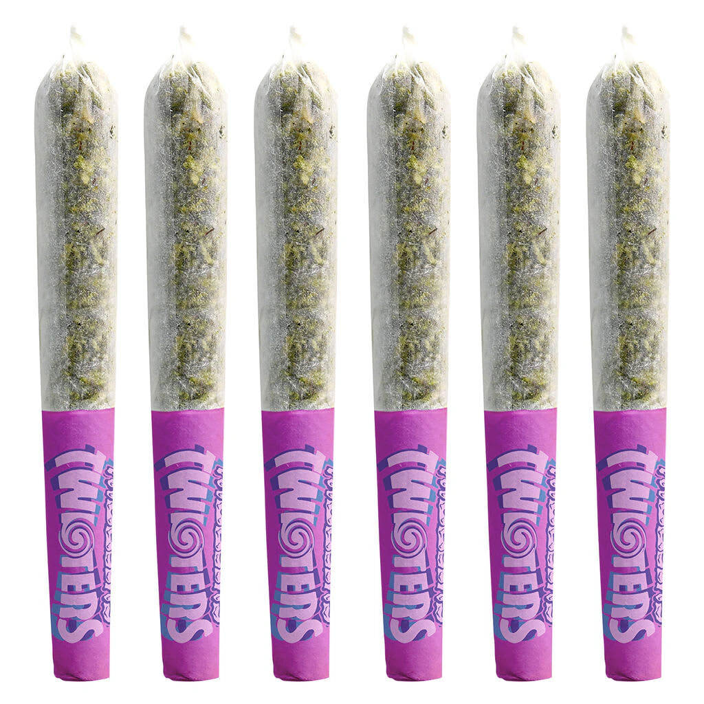 Rizzlers - Twisters - Watermelon Razzler Infused Pre-roll 6x0.5g Distillates Main Image