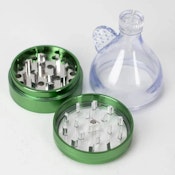 PLASTIC FUNNEL WITH GRINDER