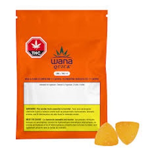 Wana QUICK - Rise & Shine 1:1 Sativa 2 x 4.5g Soft Chews