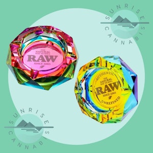 Raw - GLASS RAINBOW ASHTRAY - RAW