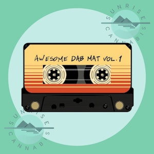 Sunrise Cannabis Headshop - TAPE DECK - MY DAB MAT - RECTANGLE