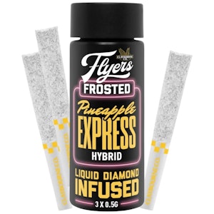 CLAYBOURNE - Pineapple Express 3 x 0.5g Liquid Diamond Infused Pre-Rolls