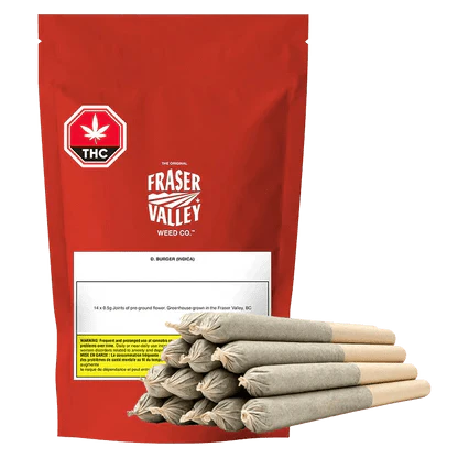 FRASER VALLEY - D. Burger 10 x 0.5g Pre-Rolls Main Image