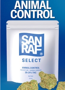 SAN RAF SELECT - Animal Control  3.5g Dried Flower
