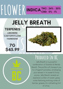 BC Weed Co. - 7G - BC WEED CO - JELLY BREATH