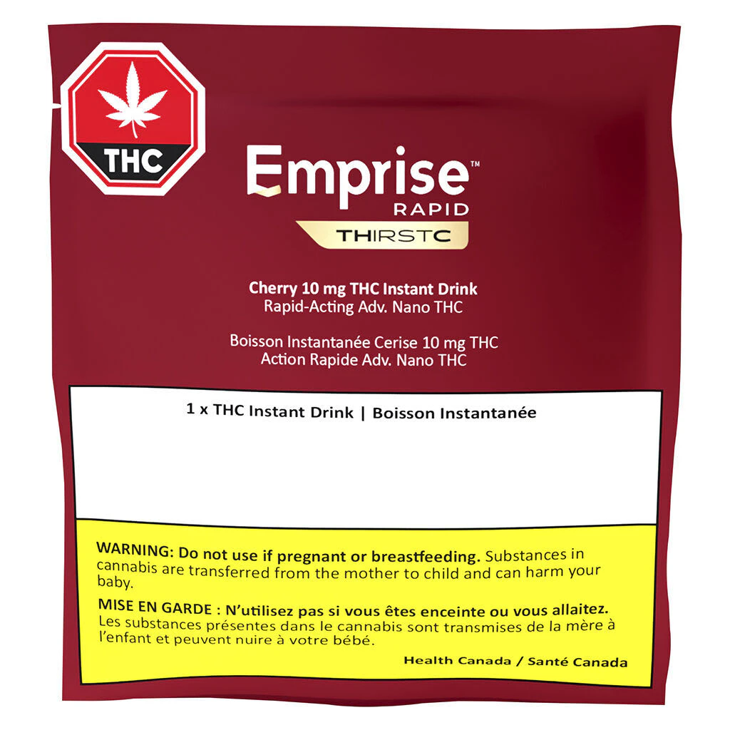 Emprise Rapid THirstC - Cherry 10 THC Instant Drink / Emprise Rapid THirstC Main Image