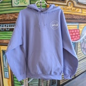 SHOP HOODIE - VIOLET W/ WHITE LOGO - MEDIUM