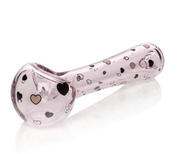 West Coast Gifts - Floating Hearts Spoon Hand Pipe - 4.5"