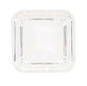 Glass Crystal Ashtray Deep Cube