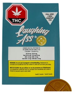 Laughing Ass - Caramel Gold Full Spectrum THC Chocolate