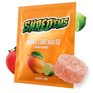 SHRED'EMS - Shred'Ems Mango Lime Max 10 1 x 4.5g Soft Chew