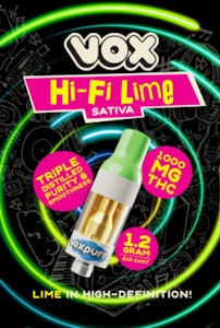 VoxPuffz - Hi-Fi Lime 1.2g Prefilled Vape Cartridge VoxPuffz