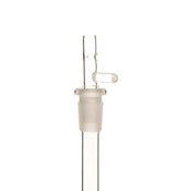 14mm Glass Popper w/ Ice Pinch (Clear)