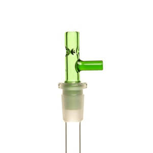Smoke Arsenal - 14mm Glass Popper w/ Ice Pinch (Green)